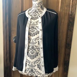 Black Blouse Long Sleeve Shirt from Forever 21